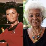 image for Nichelle Nichols ( in the 1960’s and today on her 88th birthday )