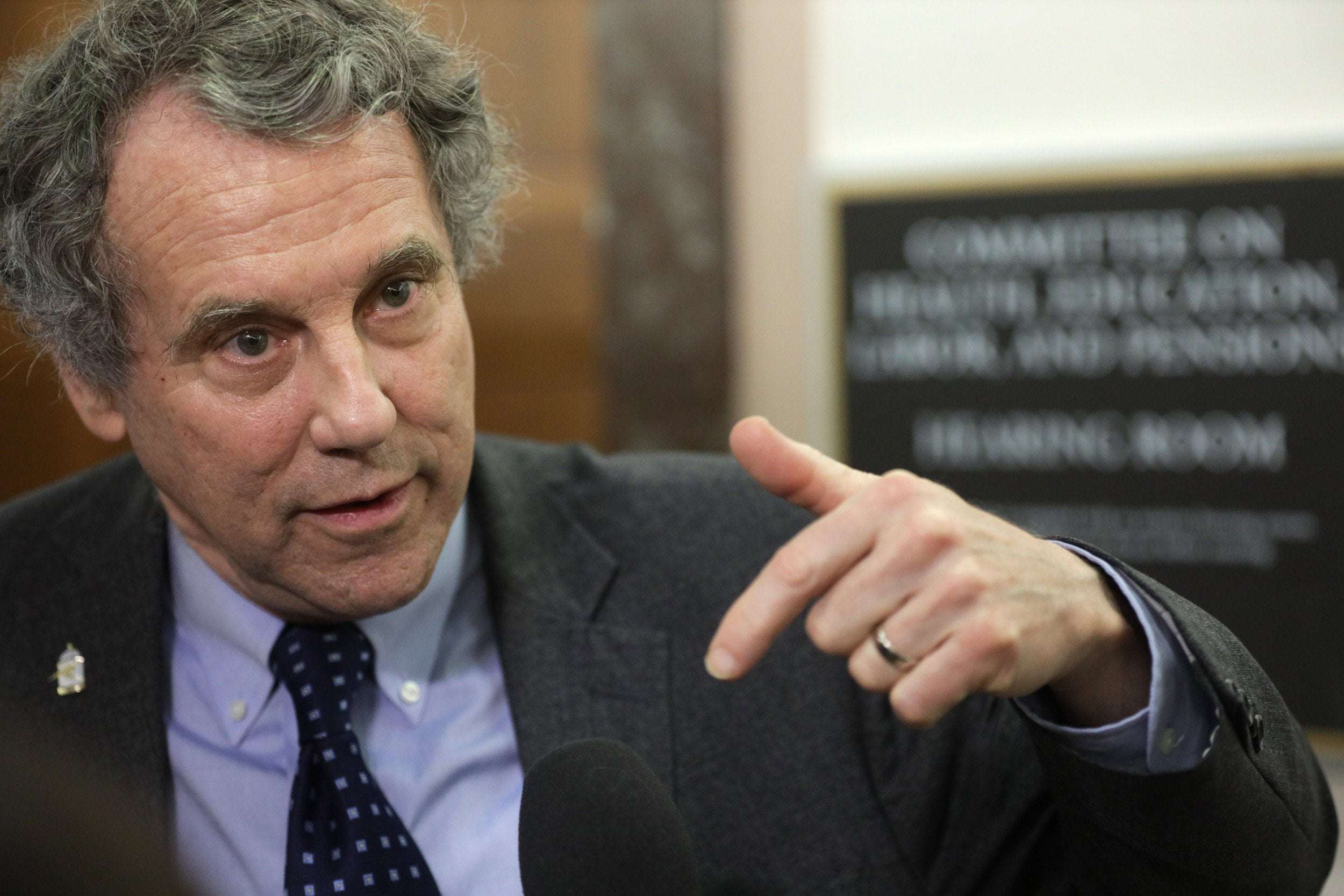 image for Ohio Senator Brown Joins Sanders in Delaying Senate Holiday Over $2K Stimulus Checks