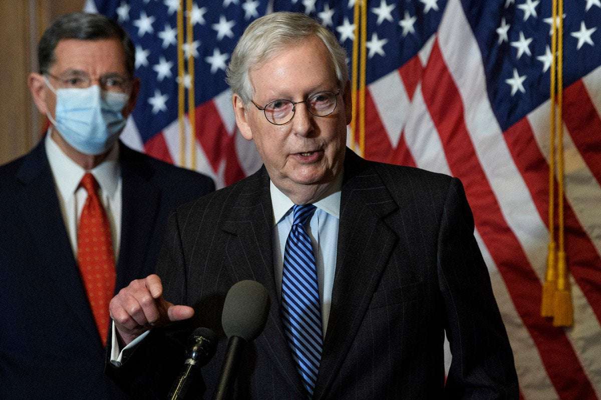 image for Mitch McConnell blocks unanimous vote on $2,000 COVID-19 stimulus checks