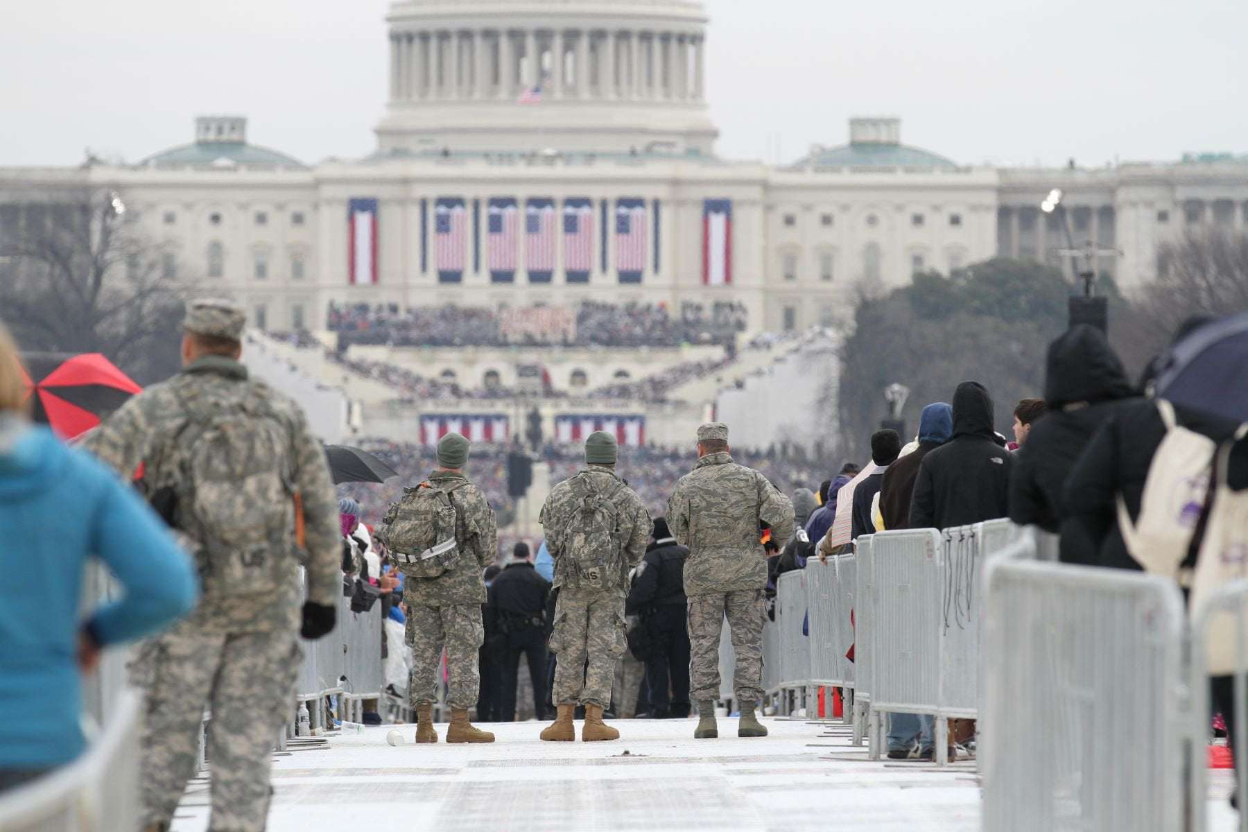 image for Thousands of National Guard Troops Prepare to Support Biden's Inauguration
