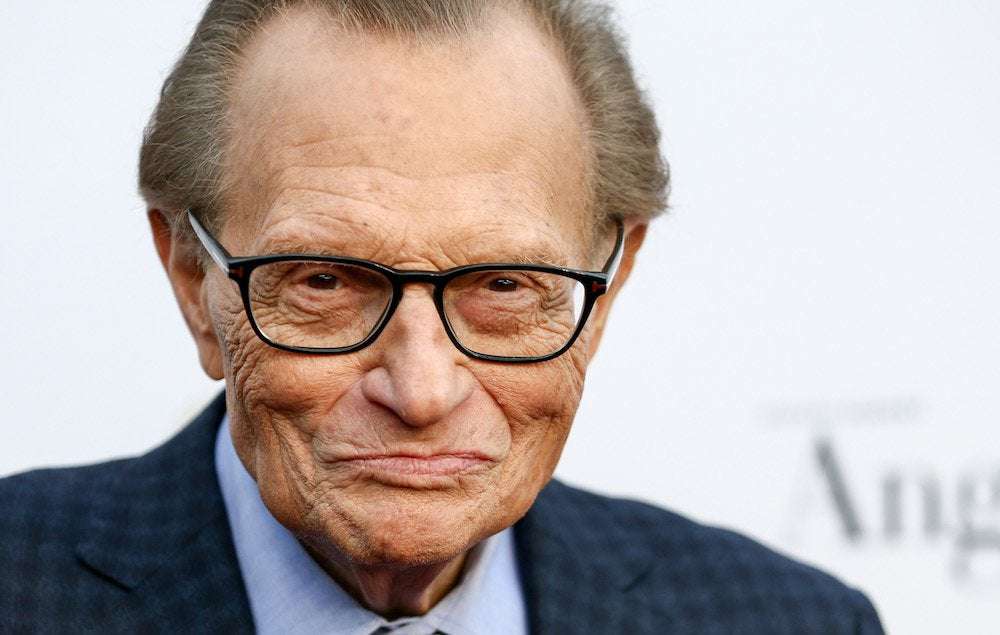 image for Larry King has been hospitalised after contracting COVID-19