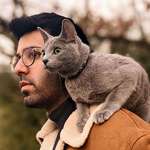image for My dreams of having a shoulder cat have come true.