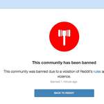 image for r/donaldtrump has been banned