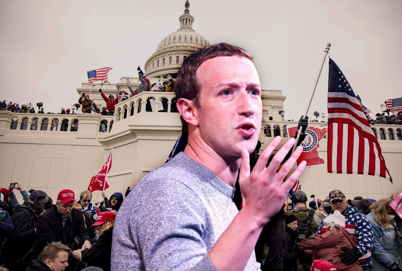 image for Despite Parler backlash, Facebook played huge role in fueling Capitol riot, watchdogs say