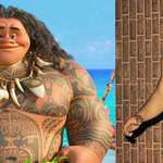 image for In "Moana" (2016), Maui's visual appearance is partly modeled on Dwayne "The Rock" Johnson's grandfather, Samoan-American professional wrestler Peter Maivia