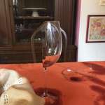image for My aunt spilled the wine and the glass broke exactly in half