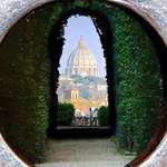 image for In Rome there is a door, that if you look through the hole in the lock you will be able to perfectly see St Peter's Basilica, which thanks to the perspective will appear closer than it really is.