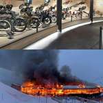 image for The Top Mountain Motorcycle Museum, Titol, Austria has bursted into flames, causing at least 250 historically important and rare machines to perish. Jan 18, 2021
