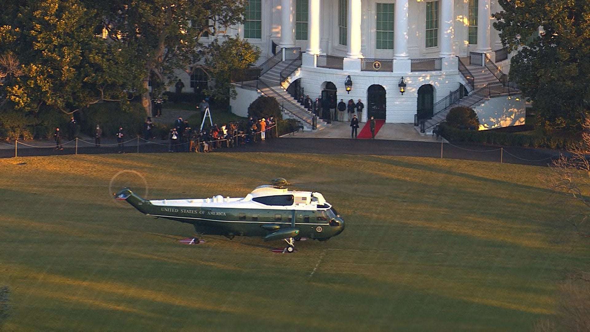 image for Trump has left the White House for the last time as President