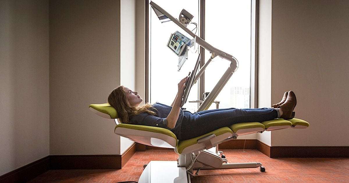 image for I tried a $7,600 desk that lets you get horizontal at work
