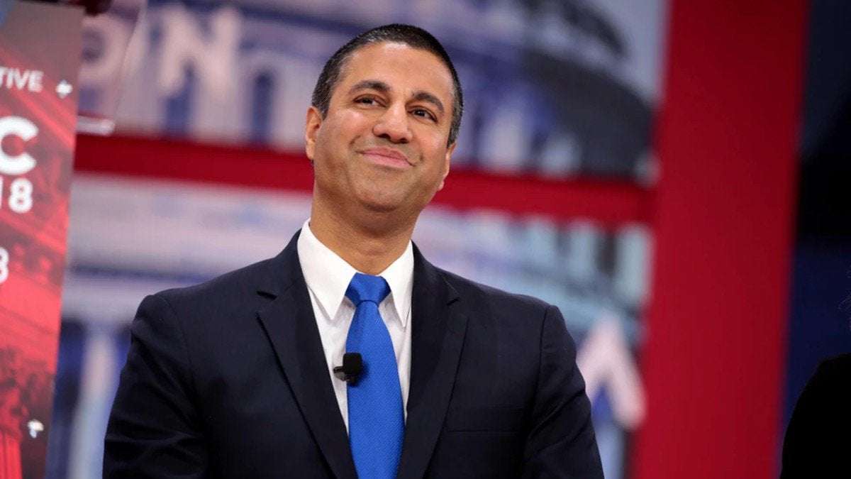 image for Gigantic Asshole Ajit Pai Is Officially Gone. Good Riddance (Time of Your Life)