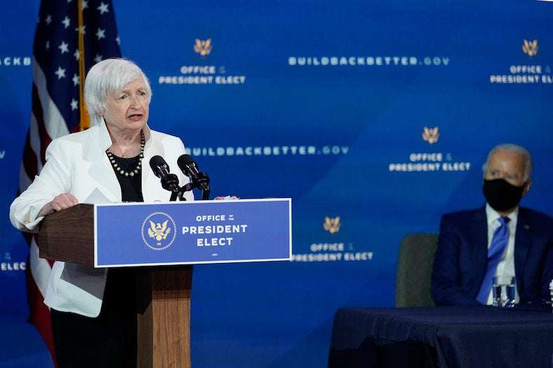 image for Janet Yellen suggests 'curtailing' cryptocurrencies such as Bitcoin, saying they are mainly used for illegal financing