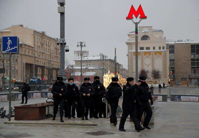 image for Police clamp down on Russian protests against jailing of Kremlin foe Navalny