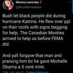 image for Bush let black people die!