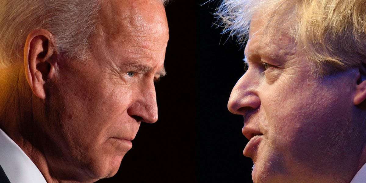 image for Joe Biden's administration doesn't trust Boris Johnson because of his ties to Trump