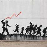 image for Banksy Assails the Wickedness of Wall Street