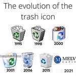image for The evolution of the Trash icon 😂 WE HOLD 🚀
