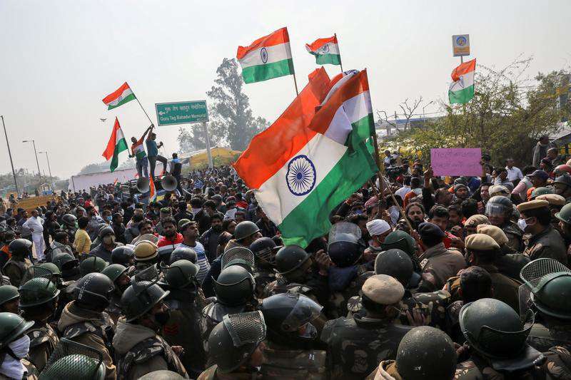 image for India cuts Internet near Delhi as hundreds of farmers begin hunger strike