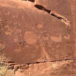 image for Petroglyphs seen on a hike in Utah