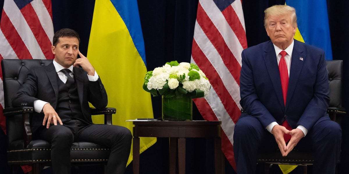 image for Ukraine's president says the Capitol attack makes it hard for the world to see the US as a 'symbol of democracy'