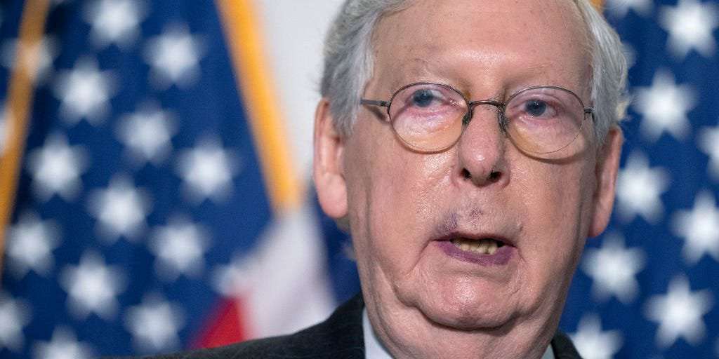 image for McConnell slams Democrats for using the same mechanism to force through COVID-19 stimulus that he used to pass the 2017 tax cuts
