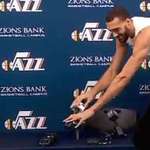 image for With the U.S passing 450k deaths let's look back at Rudy Gobert at the 10th of March making fun of the Corona virus by touching all of the mics.
