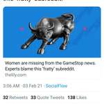 image for According to the Washington post r/wsb is sexist According to their "experts".