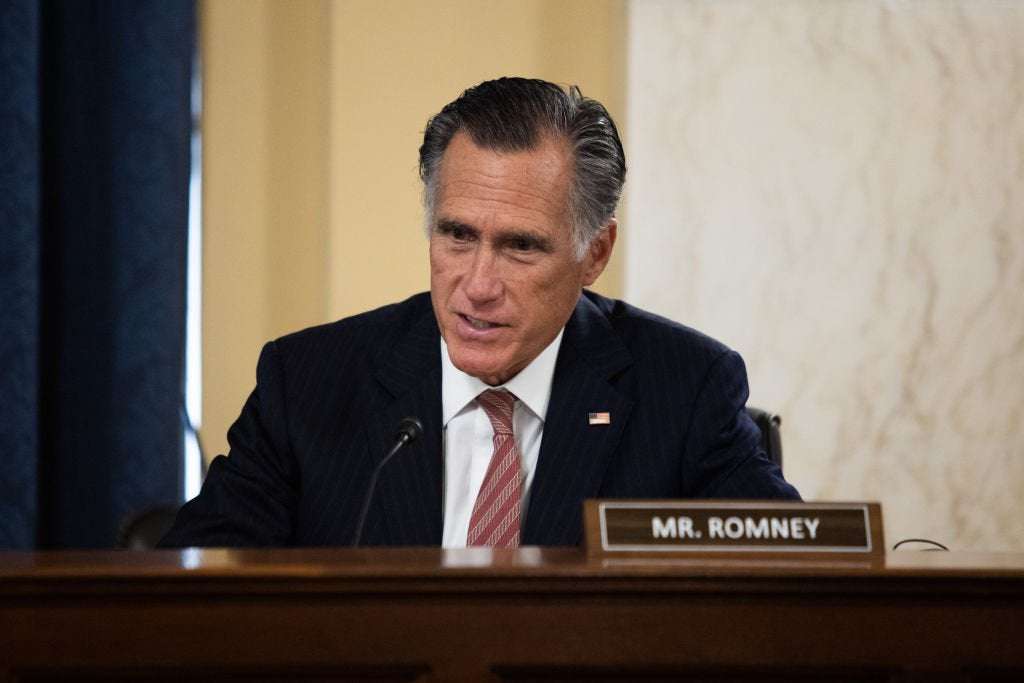 image for Mitt Romney Points Out GOP Wasn't Concerned About Debt, 'Spending Massively' Under Trump