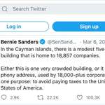image for Darkest comedy ... Bernie explaining Cayman Islands in simple terms