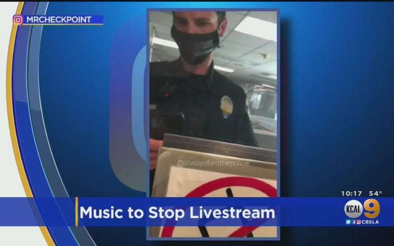 image for Beverly Hills Sgt. Accused Of Playing Copyrighted Music While Being Filmed To Trigger Social Media Feature That Blocks Content