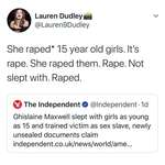 image for You don't get a pass if you're a woman. Rape is rape.