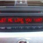 image for When the radio plays "Let Me Love You (Until you learn to love yourself)" but can't fit it all on the screen