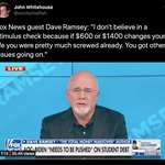 image for Dave Ramsey thinks the stimulus should be much larger(?)