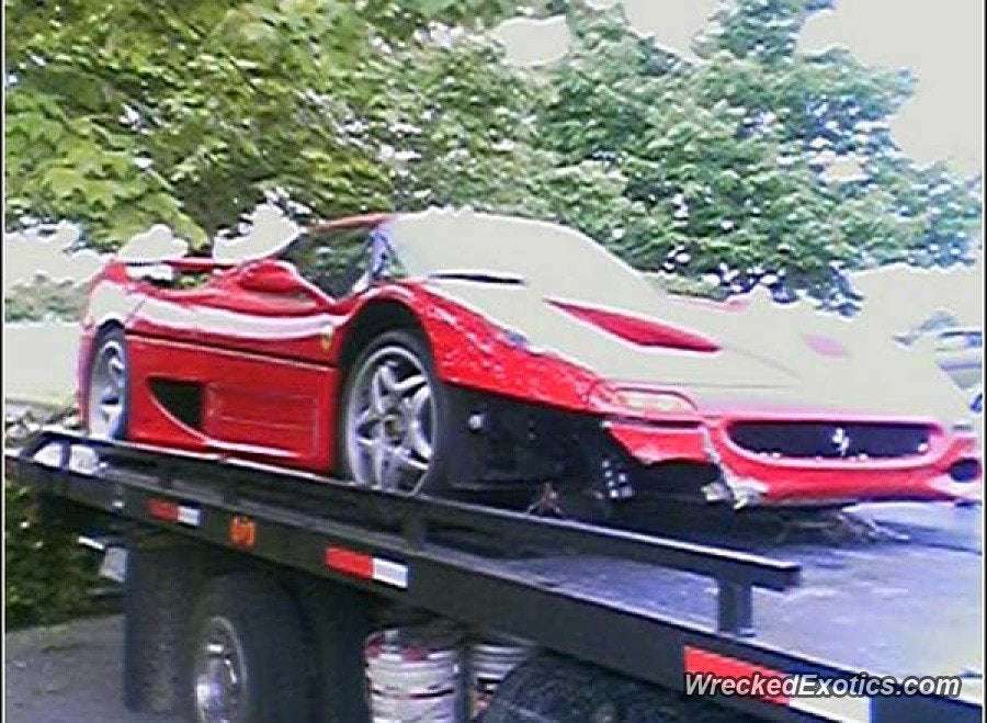 image for Stolen $3 Million Ferrari F50 Gets Totaled by FBI Agent During Joyride