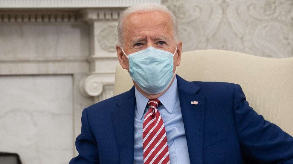 image for Biden: 'I'm tired of talking about Trump'