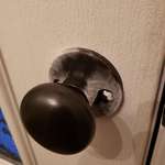 image for So cold outside my doorknob frosted.