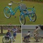 image for this Australian built a tricycle that allows his disabled wife to go for bike rides