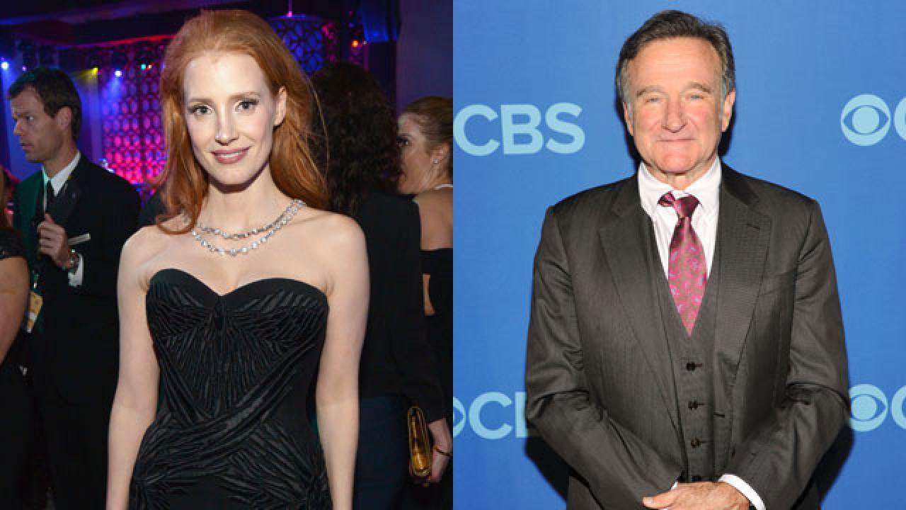 image for Jessica Chastain Reveals Robin Williams Gave Her a Scholarship to Juilliard