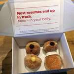 image for Guy disguises his resume as a donut box to get better chances