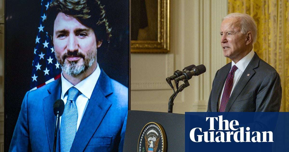 image for Justin Trudeau says US leadership has been 'sorely missed' during first meeting with Biden