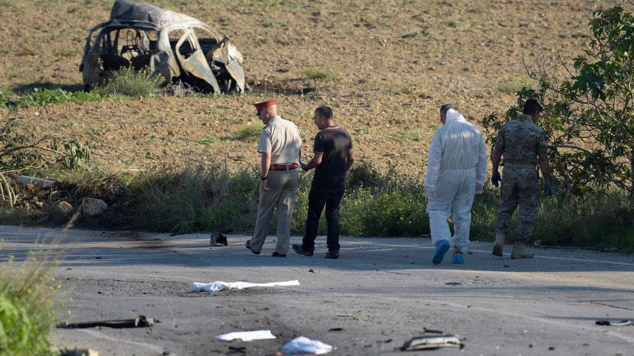 image for Two charged with supplying bomb that killed Maltese journalist