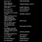 image for In The Naked Gun (1988), cast members who only had one line are listed in the credits by the line they spoke, rather than the character they played.