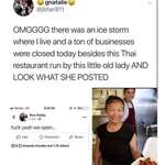 image for Little old Thai lady goes completely mental and opens shop during an ice storm