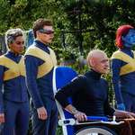 image for In Dark Phoenix (2019) Charles Xavier made his students wear an "X" on their chests so that the enemy would aim at them instead of him.
