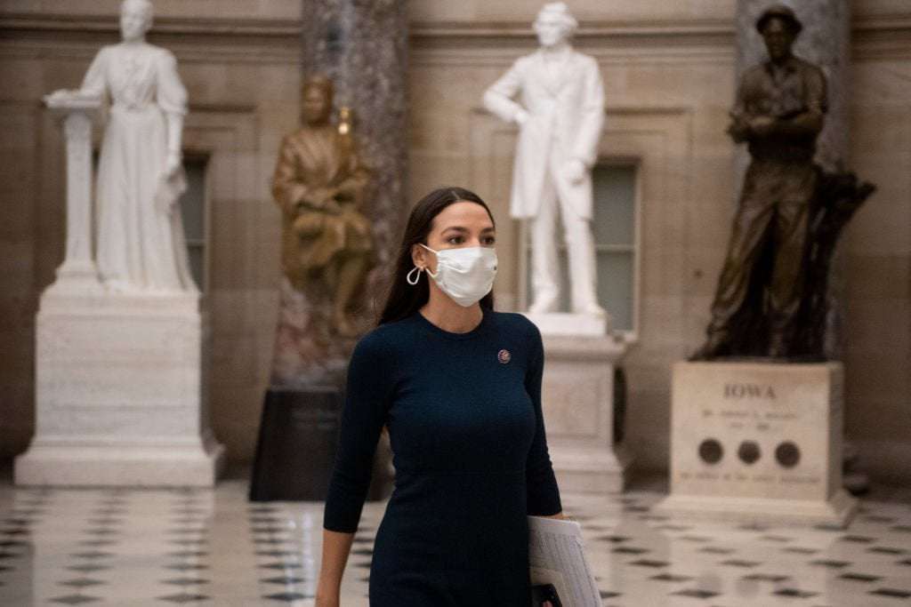 image for AOC Says Only 'Two Options' to Pass $15 Minimum Wage: Override Parliamentarian or End Filibuster