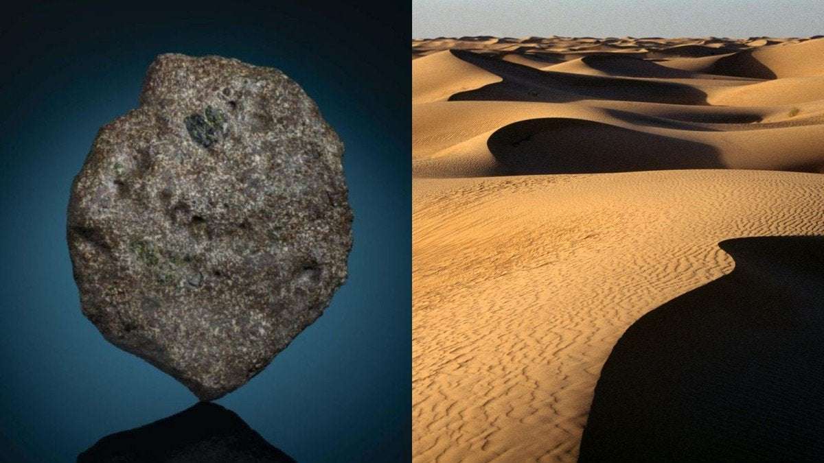 image for Scientists Discover Chunk of Protoplanet Older Than Earth In Sahara Desert