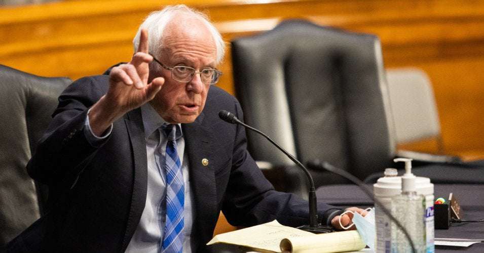 image for 'We Need a People's Vaccine, Not a Profit Vaccine': Sanders Urges Biden to Support Push to Suspend Pharma Patents