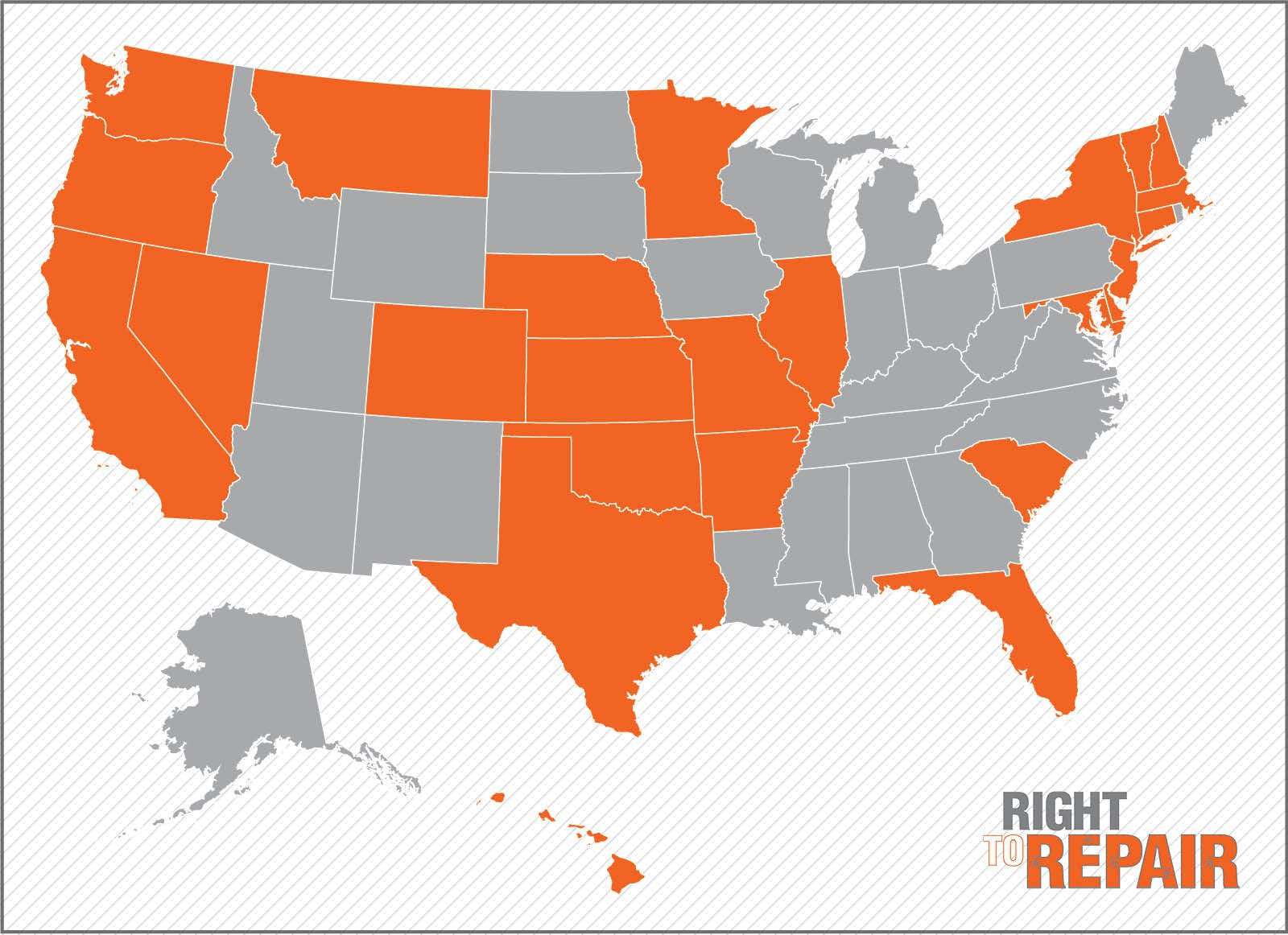 image for Half of U.S. States looking to give Americans the Right to Repair