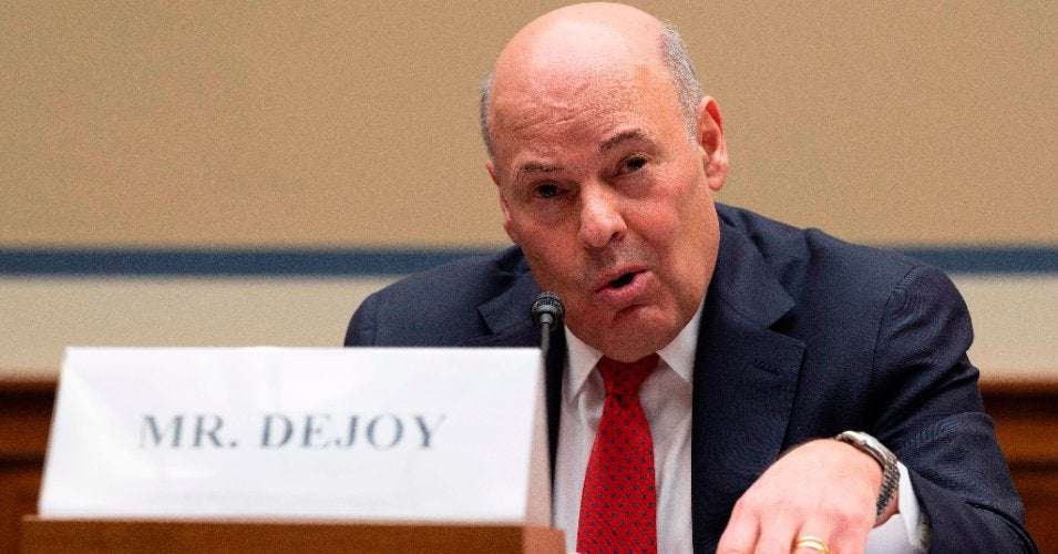 image for 'Fire This Guy': DeJoy Gives Himself an 'A,' Asks Congress for Money to Further Slow Mail