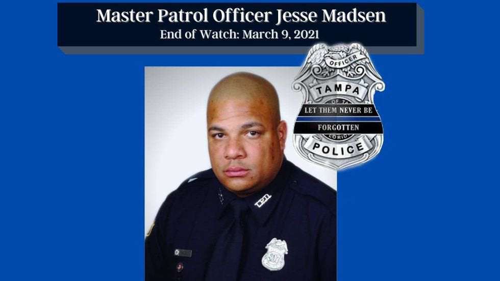 image for Florida police officer killed after veering into a wrong-way driver from Colorado to save others, police chief says